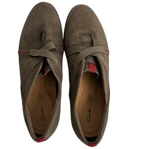 Clarks Tamzen Step Nubuck Comfort Slip-On Women's Size 10